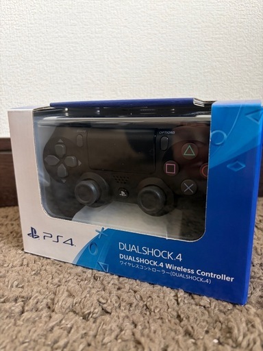 PS4 ワイヤレスコントローラー DUALSHOCK 4 ジェット・ブラック 純正 新品未開封