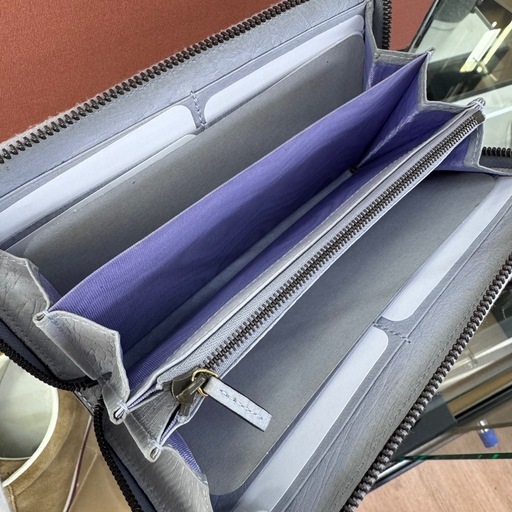 ☆ドリーム荒牧店☆GUCCI パイソン×オーストリッチ コンチネンタル ウォレット 長財布
