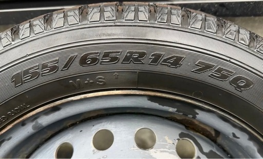 NBOX　TOYO スタッドレス 鉄チン 4本セット