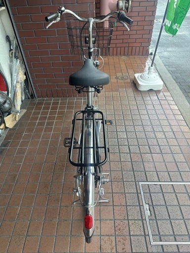 27インチ外装6段変速LEDオートライト付きブラック (RYOU CYCLE) 五条の 