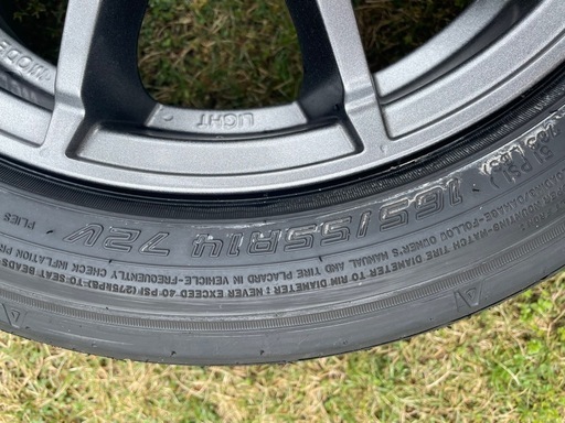 訳あり DIREZZA Z3 14インチ 4本セット ホイール付き