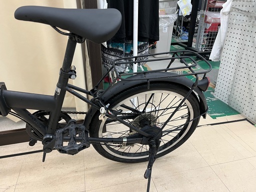 ☆ドリーム2号館☆ジモティー割/中古自転車 折りたたみ自転車 ブラック 