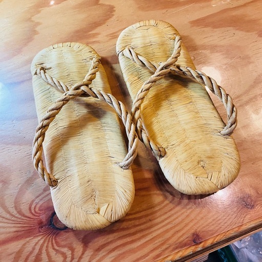 【本格】草鞋　わらじ　約23㎝　和雑貨　昭和レトロ