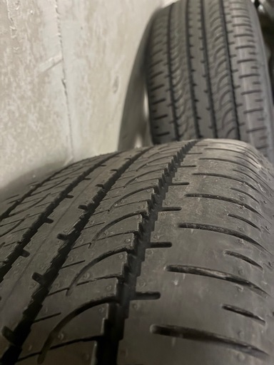 デリカd5シャモニー　純正ホイールタイヤセット　新車外し