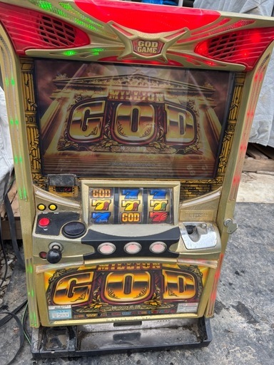 パチスロ 実機 ミズホ ミリオンゴッド 神々の系譜-E 必要 家庭用電源 スロット