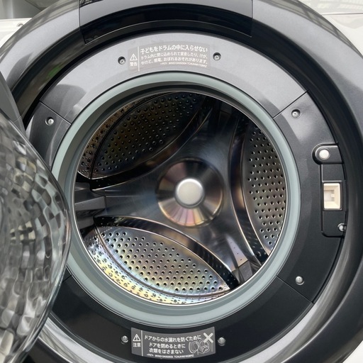 ★◯SHARP ドラム式洗濯機 ホワイト 2022年製 ES-S7G 左開き ７kg ホワイト