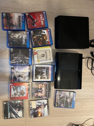 PS4,PS3,ゲームカセットセット