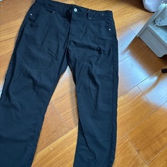 メンズ夏用黒パンツ　LL サイズの画像