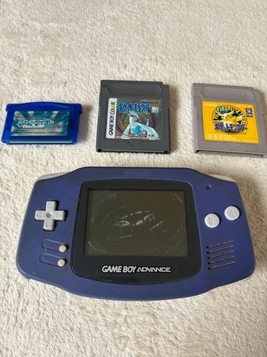 ゲームボーイアドバンスとポケモンソフト