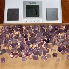 アメジスト タンブル 約900g 小石サイズ の画像