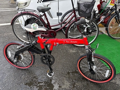 ?【自転車】入荷！新品20インチ 6段ギア付 ランボルギーニ【綺麗め 