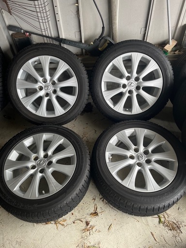 レクサスGS純正アルミスタッドレスタイヤセット225/50R17