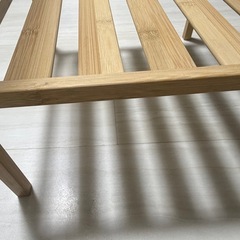 【4/14まで】IKEA ネステータ サイドテーブル（竹／ガラス）の画像