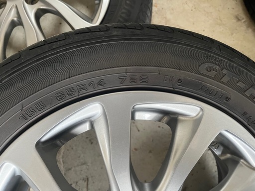 155/65R14アルミホイールセット