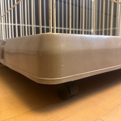 犬用ケージ　ホワイトの画像