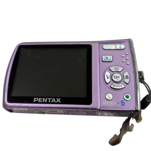 118011 動作確認済み PENTAX ペンタックス デジタルカメラ Optio M40  パープル [0000000003288]