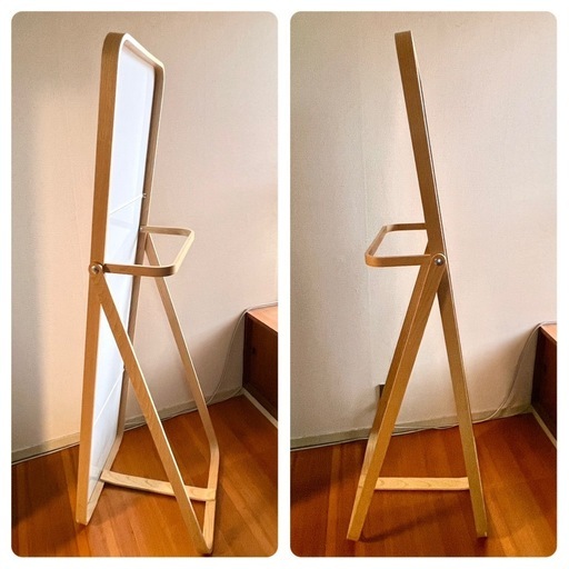 (美品) Ikea  スタンドミラー Ikornnes