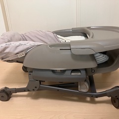 【清掃済】コンビ ネムリラ ハイローチェア（手動）離乳食テーブル付きの画像