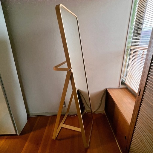 (美品) Ikea  スタンドミラー Ikornnes