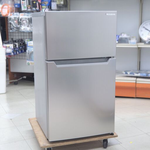 冷蔵庫　87L　2ドア　ヤマダ　YRZ-C09H1（S）　リユース品　価格　13,800円
