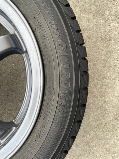 スタッドレスアルミセット　155/65R13 4本セット