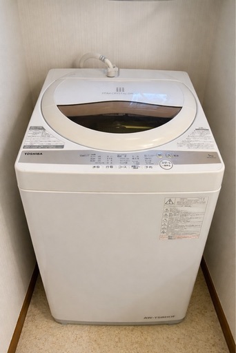 TOSHIBA 洗濯機 (モブリー) 北山の生活家電《洗濯機》の中古あげます 
