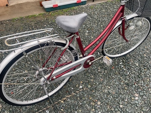 シティサイクル ママチャリ 26インチ カゴ・キャリア付き