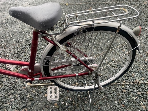 シティサイクル ママチャリ 26インチ カゴ・キャリア付き