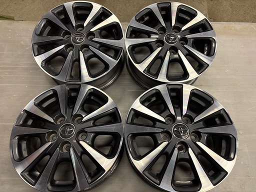 ブラポリ トヨタ純正アルミホイール 15×6J 5H114.3PCD+50 4本 ノアヴォクシーエスクァイア 純正戻し