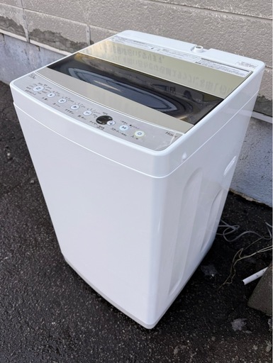 札幌市内配送可 美品 21年製 Haier ハイアール 7kg 全自動洗濯機 JW-C70FK 