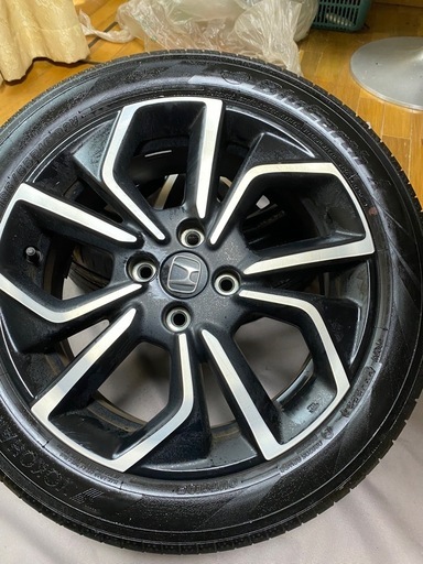 激安　ホンダ　フィット　純正アルミホイール　タイヤ付き　４本