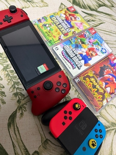 値下げしました！Switchあつ森・ポケモンスカーレット・マリオカセット2つ
