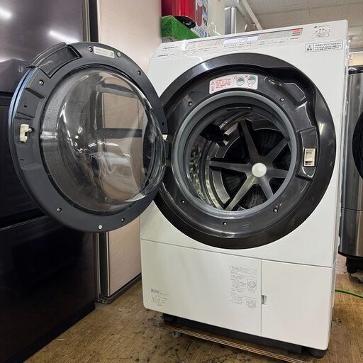 地域限定送料無料　良品【 Panasonic 】パナソニック 洗濯11.0㎏/乾燥6.0㎏ ドラム式洗濯乾燥機 2度洗いモード搭載 温