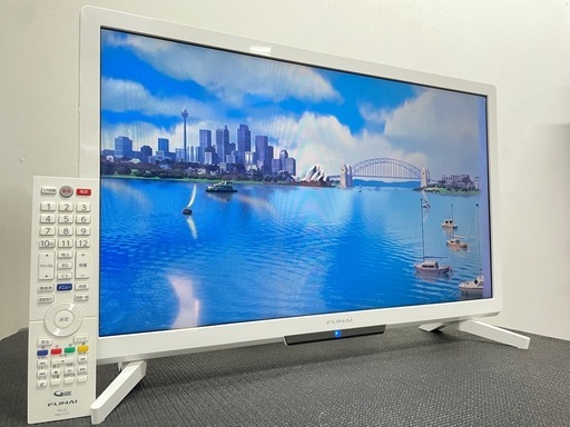 □除菌済み・美品/FUNAIフナイ/500GBハードディスク内臓液晶テレビ/24 