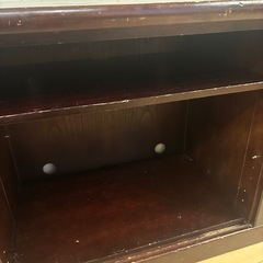 【本日引取優先】テレビ台 木製 収納多め 
の画像