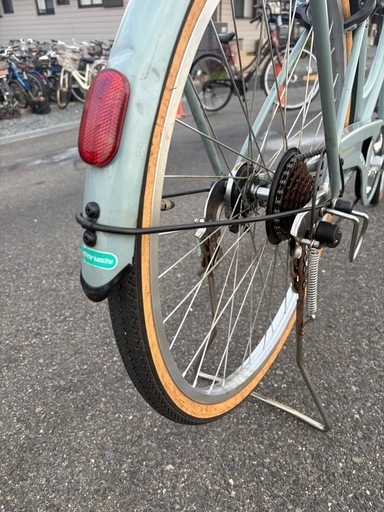 春のサイクルフェア】 ☆前後中古タイヤ☆ 26インチ軽快車 防犯登録料込