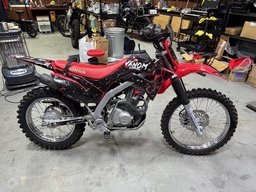 ホンダcrf125f 2025年9月購入　2025年モデル　走行10時間程度　小学生が使用　程度良好　エンデューロ仕様　ローダン車　