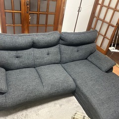 L字型ソファの画像