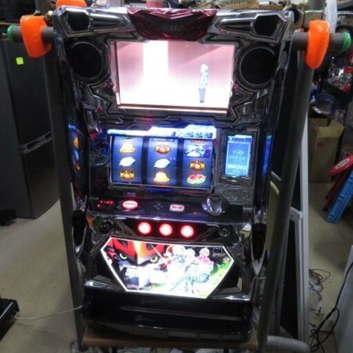 パチスロ実機 ブラックラグーン4 不用機 ドアキー・設定キー付 
