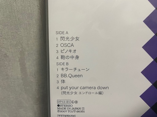東京事変　娯楽　レコード