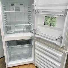 ■2ドア冷凍冷蔵庫 110L ツインバード 2020年製■TWINBIRD HR-E911 単身向け 1人用 小型2ドア冷蔵庫の画像