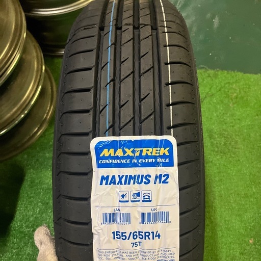 155/65R14 新品 マックストレック 2025年製  組み換え込み18000円☆