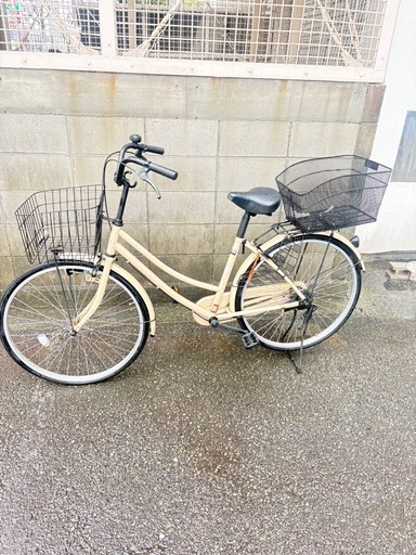 美品　シティーバイク　ママチャリ　通勤通学　26インチ