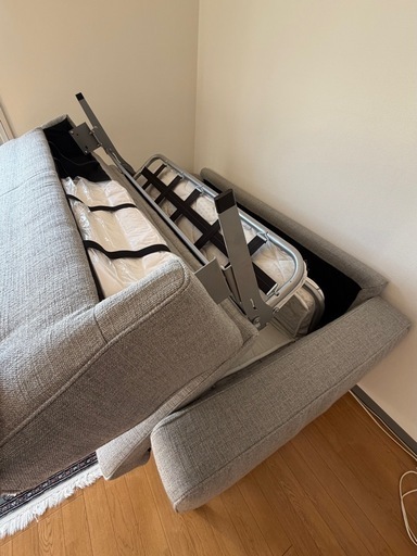 【美品】Natuzzi Italia ソファベッド 2人掛け グレー