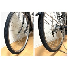 【美品】 整備済　電動自転車　Panasonic vivi YX 26インチ 前後タイヤ新品
の画像