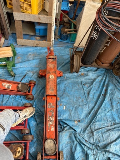 BANZAI M-300M ガレージジャッキ 3ｔ中古　手動ジャッキ