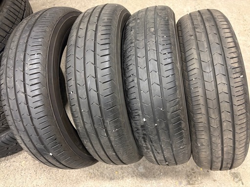 YOKOHAMA ブルーアース-FE AE30 155/65R14 4本 7分山 2021年製 作業希望の場合はご相談ください　1