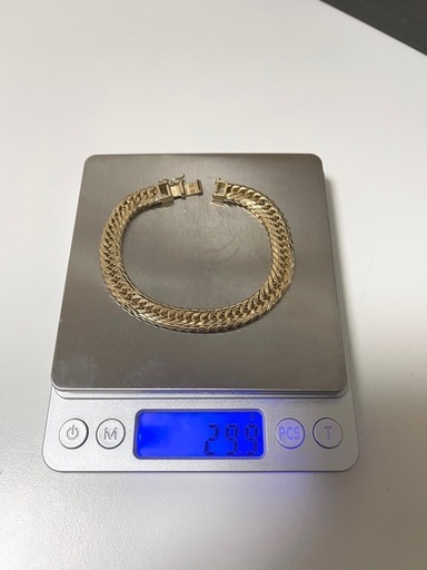 K18 16面トリプルMカット　29.7g 18cm