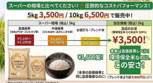 宮城県産 ひとめぼれ 10kg 農家直送 環境保全米 令和7年産   【神奈川ルート・お届け可能！】