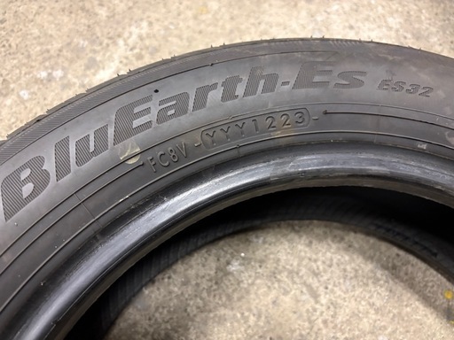 2023年製 YOKOHAMA 155/65R14 4本 バリ溝 8分山 軽自動車に タントNBOXワゴンRルークス